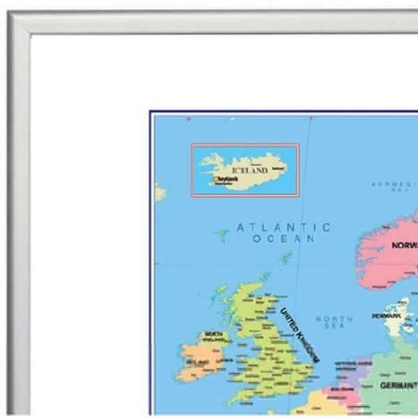 Whiteboard mit Europakarte - 103 x 73 cm #3