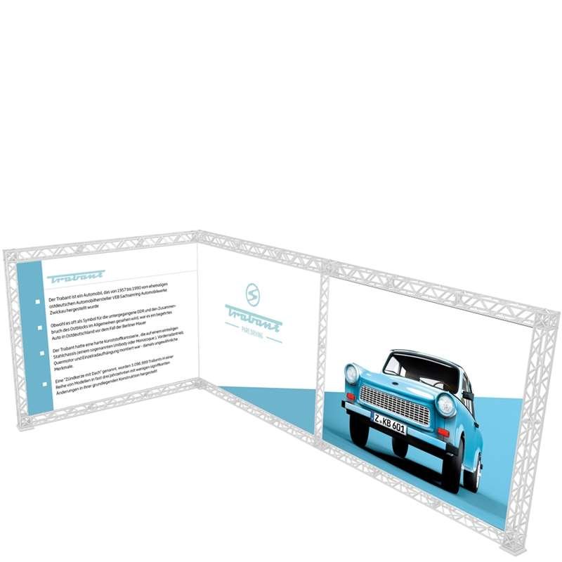 Crown Truss L-Shape 3 x 6 m, 10 x 10 cm, weiss #7