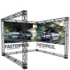 Crown Truss 10 U-Form 3 x 3 m - Schwarz #1