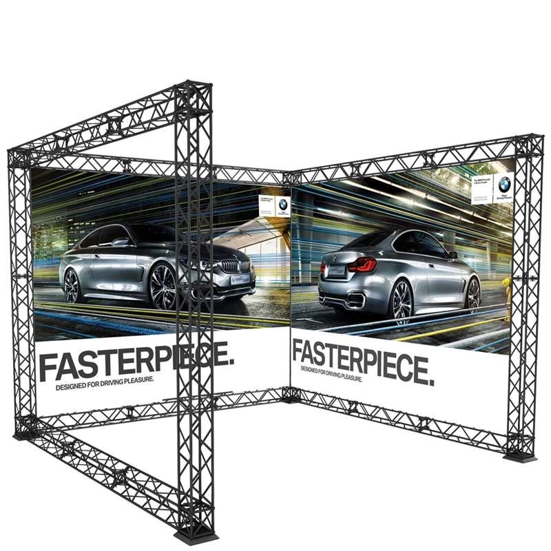 Crown Truss 10 U-Form 3 x 3 m - Schwarz #1