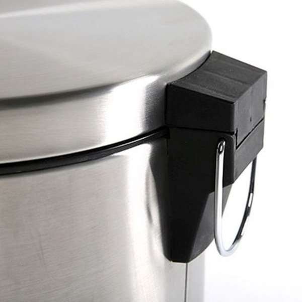 Pedal-Mülleimer, 20 l - Silber #3