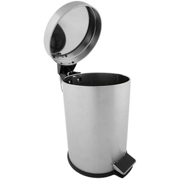 Pedal-Mülleimer, 20 l - Silber #5