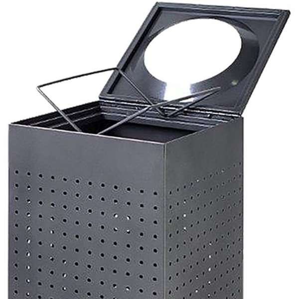Grauer Abfallbehälter - 60 Liter #3