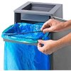 Quadratischer Abfallbehälter - 50 l - Grau #3