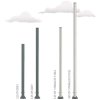 Pole Stand - 115 cm - Grau #7