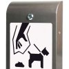 Hundetütenspender, grau, mit A4-Infoschild #3