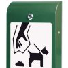 Hundetütenspender, grün, mit A4-Infodisplay #2