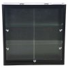 Vitrine - Showcase Wall Duo Glasvitrine mit LED-Licht und Schloss - Schwarz #7