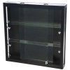 Vitrine - Showcase Wall Duo Glasvitrine mit LED-Licht und Schloss - Schwarz #6