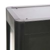 Vitrine - Showcase Wall Duo Glasvitrine mit LED-Licht und Schloss - Schwarz #3