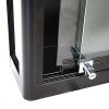 Vitrine - Showcase Wall Duo Glasvitrine mit LED-Licht und Schloss - Schwarz #4