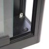 Vitrine - Showcase Wall Duo Glasvitrine mit LED-Licht und Schloss - Schwarz #2