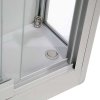 Vitrine - Showcase Wall Duo Glasvitrine mit LED-Licht und Schloss - Silber #2