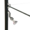 Vitrine - Showcase Tower Duo Glasvitrine mit Unterschrank, LED-Licht und Schloss - Schwarz #3