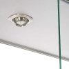 Vitrine - Showcase Tower Duo Glasvitrine mit Unterschrank, LED-Licht und Schloss - Silber #3