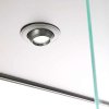 Vitrine - Showcase Tower Duo Glasvitrine mit LED-Licht und Schloss - Schwarz #3