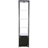 Vitrine - Showcase Tower Solo Glasvitrine mit Unterschrank, LED-Licht und Schloss - Schwarz #11