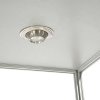 Vitrine - Showcase Tower Solo Glasvitrine mit Unterschrank, LED-Licht und Schloss - Silber #2