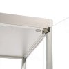 Vitrine - Showcase Tower Solo Glasvitrine mit Unterschrank - Silber #4