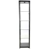 Vitrine - Showcase Tower Solo Glasvitrine mit LED-Licht und Schloss - Schwarz #10