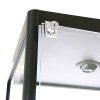 Vitrine - Showcase Tower Solo Glasvitrine mit LED-Licht und Schloss - Schwarz #2