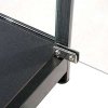 Vitrine - Showcase Tower Solo Glasvitrine mit LED-Licht und Schloss - Schwarz #3