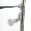 Vitrine - Showcase Tower Solo Glasvitrine mit LED-Licht und Schloss - Silber #6