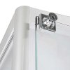Vitrine - Showcase Tower Solo Glasvitrine mit LED-Licht und Schloss - Silber #3