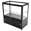 Vitrine - Showcase Counter Duo Glasvitrine mit Unterschrank, LED-Licht und Schloss - Schwarz #5