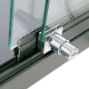 Vitrine - Showcase Counter Duo Glasvitrine mit Unterschrank, LED-Licht und Schloss - Schwarz #2