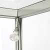 Vitrine - Showcase Counter Duo Glasvitrine mit LED-Licht und Schloss - Silber #4