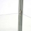 Vitrine - Showcase Counter Duo Glasvitrine mit LED-Licht und Schloss - Silber #3