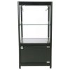 Vitrine - Showcase Counter Solo Glasvitrine mit Unterschrank, LED-Licht und Schloss - Schwarz #9