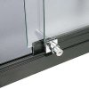 Vitrine - Showcase Counter Duo Glasvitrine mit LED-Licht und Schloss - Schwarz #4