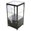 Vitrine - Showcase Counter Solo Glasvitrine mit Unterschrank, LED-Licht und Schloss - Schwarz #8