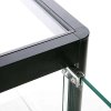 Vitrine - Showcase Counter Solo Glasvitrine mit Unterschrank, LED-Licht und Schloss - Schwarz #6