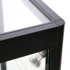Vitrine - Showcase Counter Solo Glasvitrine mit Unterschrank, LED-Licht und Schloss - Schwarz #2