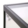 Vitrine - Showcase Counter Solo Glasvitrine mit LED-Licht und Schloss - Schwarz #5