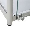 Vitrine - Showcase Counter Solo Glasvitrine mit LED-Licht und Schloss - Silber #4