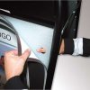 Expo Gotik Lux Kundenstopper mit Logo schild - 70x100 cm - Schwarz #3