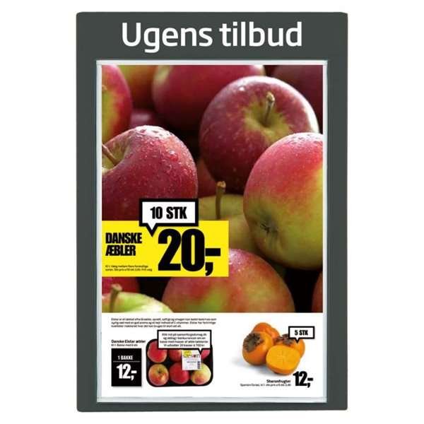 Info-Modultafel aus Kunststoff mit APET-Frontplatten, anthrazit - 1xA1 #1