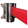 Absperrpfosten-Bandspender zur Wandmontage, rot #1
