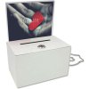 Spenden- und Trinkgeldbox in Weiß #1