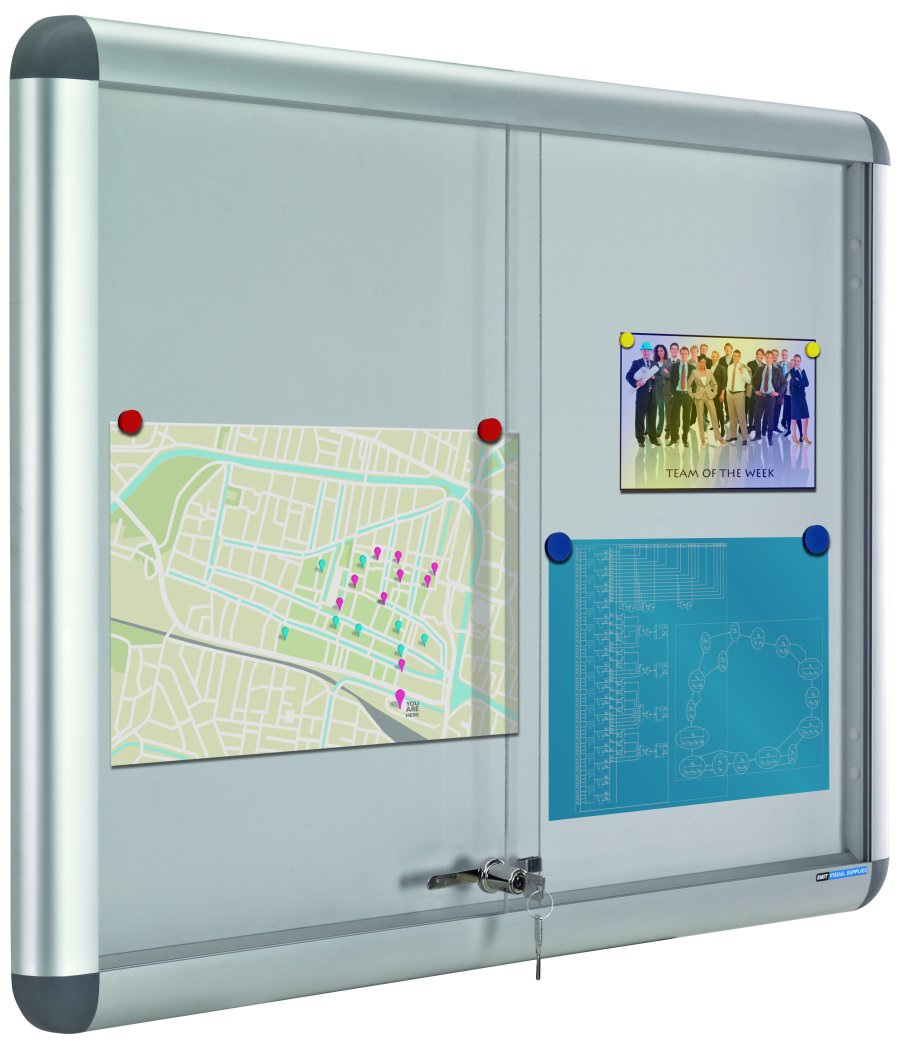 Schaukasten, abschlie&szlig;bar, Showcase, magnetisch, 70 x 74 cm