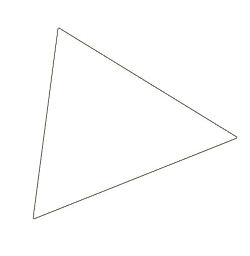 Magnet-Dreieck 1x1 cm (180 Stück pro Bogen) - Weiß #1