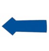 Magnetpfeil 1x2 cm (30 Stück pro Blatt) - Blau #1
