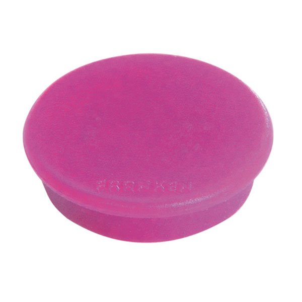 Magnete in 6 Farben, Packung mit 10 Stück. Ø32 mm - Pink #1