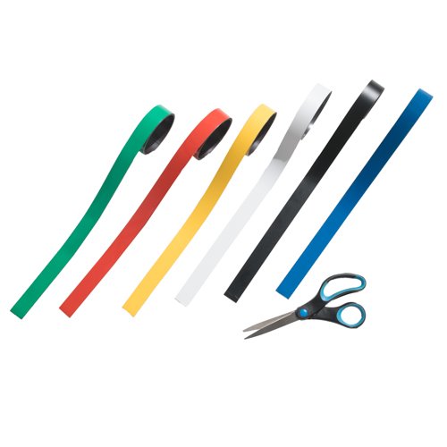 Magnetband in 6 verschiedenen Farben, Rolle mit 30 m - 50,0 mm - Gelb #1
