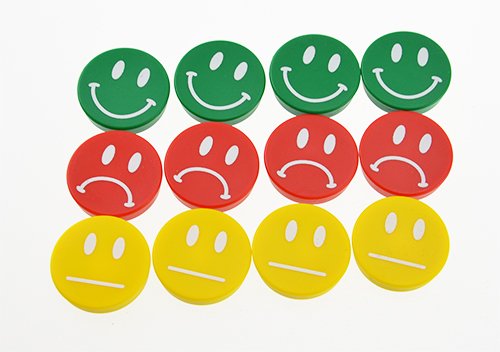 Smiley-Magnet - Gelb/neutraler Smiley #1
