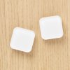 Starke Glasmagnete weißes Quadrat, 2er-Pack #1